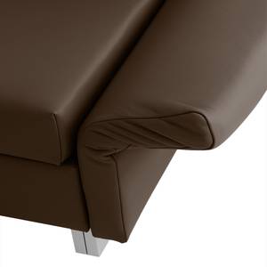 Schlafsofa Florenz Echtleder Espresso - Breite: 200 cm