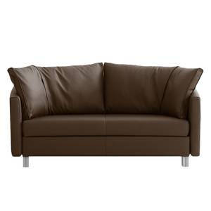 Schlafsofa Florenz Echtleder Espresso - Breite: 200 cm