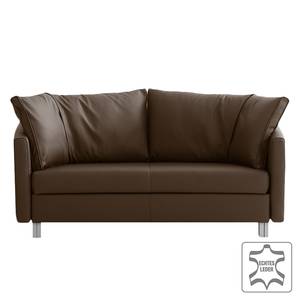 Schlafsofa Florenz Echtleder Echtleder - Espresso - Breite: 200 cm