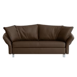 Schlafsofa Florenz Echtleder Espresso - Breite: 200 cm