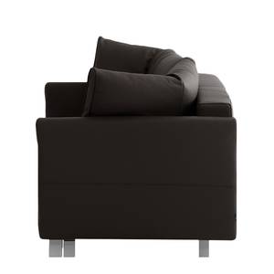 Schlafsofa Florenz Echtleder Kaffeebraun - Breite: 200 cm