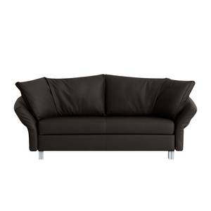 Schlafsofa Florenz Echtleder Kaffeebraun - Breite: 200 cm