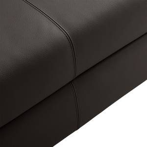 Schlafsofa Florenz Echtleder Kaffeebraun - Breite: 200 cm