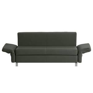 Schlafsofa Florenz Echtleder Tannengrün - Breite: 200 cm