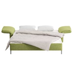 Schlafsofa Florenz Webstoff Grün - Breite: 156 cm