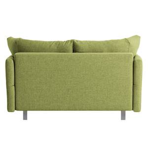 Canapé convertible Florenz Tissu - Vert - Largeur : 176 cm