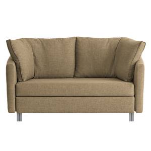 Schlafsofa Florenz Webstoff Webstoff - Hellbraun - Breite: 176 cm