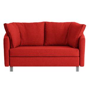 Schlafsofa Florenz Webstoff Webstoff - Rot - Breite: 176 cm