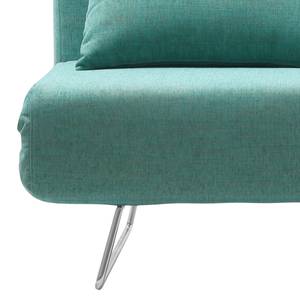 Schlafsofa Frizzo Blau - Gelb - Textil - 136 x 82 x 87 cm