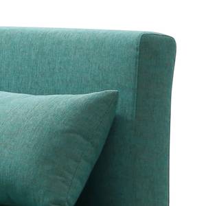 Schlafsofa Frizzo Blau - Gelb - Textil - 136 x 82 x 87 cm