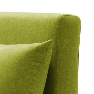Slaapbank Frizzo geweven stof Groen - Textiel - 136 x 82 x 87 cm