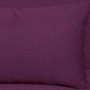 Schlafsofa Frizzo Webstoff Webstoff - Stoff Zahira: Aubergine