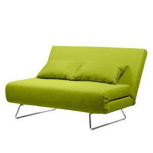 Schlafsofa Frizzo Webstoff Webstoff - Stoff Zahira: Limette