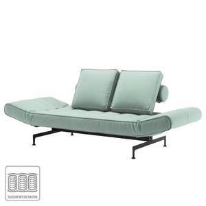 Schlafsofa Ghia Laser Legs Webstoff Stoff Coastal: Nordic Sky