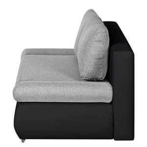 Schlafsofa Girard I Kunstleder / Webstoff - Schwarz / Grau