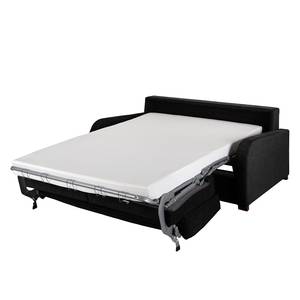 Schlafsofa Glan Microfaser Schwarz