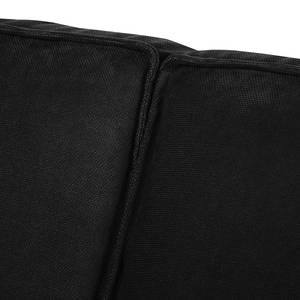 Schlafsofa Glan Microfaser Schwarz