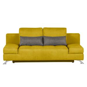 Canapé convertible Gräben Tissu Jaune