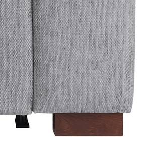 Canapé convertible Henning I Tissu Tissu Silia : Gris clair