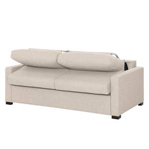 Canapé convertible Henning I Tissu Tissu Kiara : Beige-Gris I