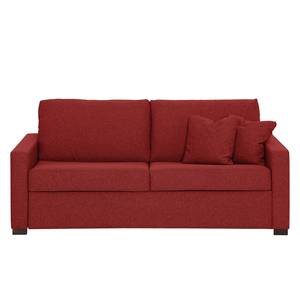 Canapé convertible Henning I Tissu Tissu Kiara : Rouge