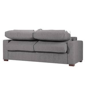 Canapé convertible Henning II Tissu Tissu Kiara : Gris