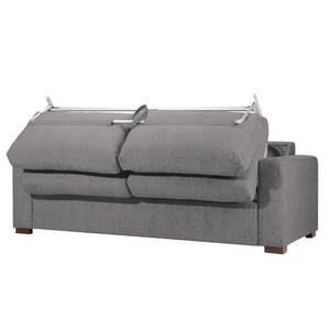 Canapé convertible Henning II Tissu Tissu Kiara : Gris