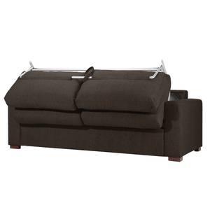 Schlafsofa Henning II Webstoff Stoff Kiara: Grau-Braun