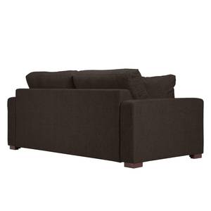 Schlafsofa Henning II Webstoff Stoff Kiara: Schwarz-Braun