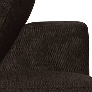 Schlafsofa Henning II Webstoff Stoff Kiara: Schwarz-Braun