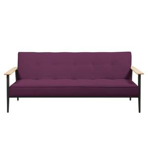 Schlafsofa Henry Webstoff Stoff Zahira: Aubergine