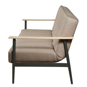 Schlafsofa Henry Webstoff Stoff Zahira: Beige-Grau