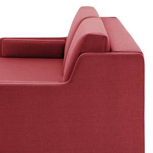 Canapé convertible Hermod Tissu - Tissu Twist : Rust Red