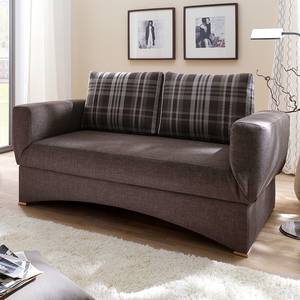 Schlafsofa Hesper Webstoff Braun