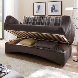 Schlafsofa Hesper Webstoff Braun