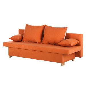 Schlafsofa Homely I Microfaser Orange