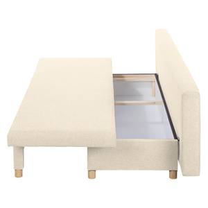 Schlafsofa Homely Webstoff - Creme