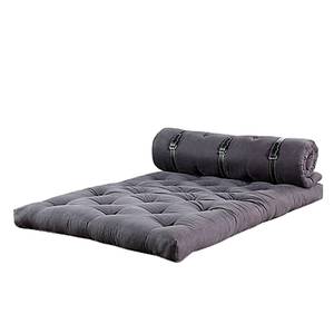 Canapé convertible Ikast Tissu plat gris