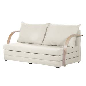 Canapé convertible Kim Tissu en coton - Beige