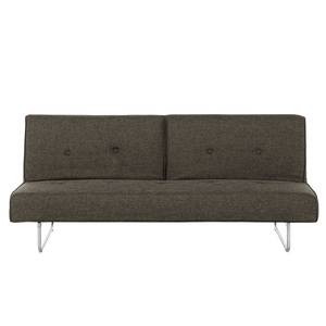 Schlafsofa Kimbe Webstoff Braun