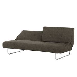 Schlafsofa Kimbe Webstoff Braun