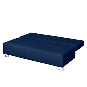 Canapé convertible La Vernia Tissu - Bleu foncé