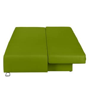 Canapé convertible La Vernia Tissu - Vert pistache