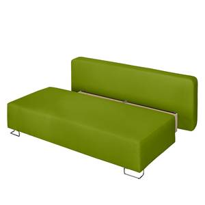 Canapé convertible La Vernia Tissu - Vert pistache