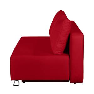 Canapé convertible La Vernia Tissu - Rouge