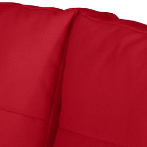 Canapé convertible La Vernia Tissu - Rouge