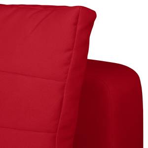 Canapé convertible La Vernia Tissu - Rouge