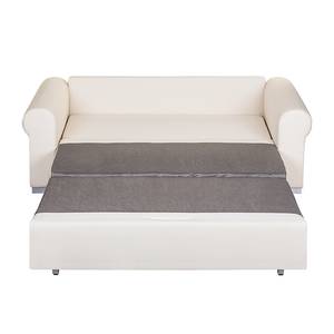 Canapé convertible Latina IV Tissu en coton - Crème - Largeur : 185 cm