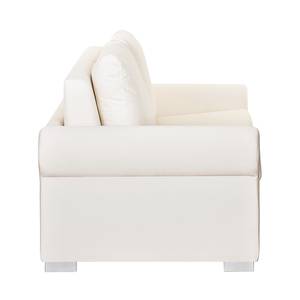 Canapé convertible Latina IV Tissu en coton - Crème - Largeur : 205 cm