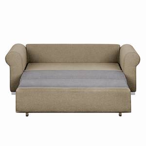 Divano letto LATINA Basic Country Tessuto - Tessuto Doran: beige - Larghezza: 165 cm